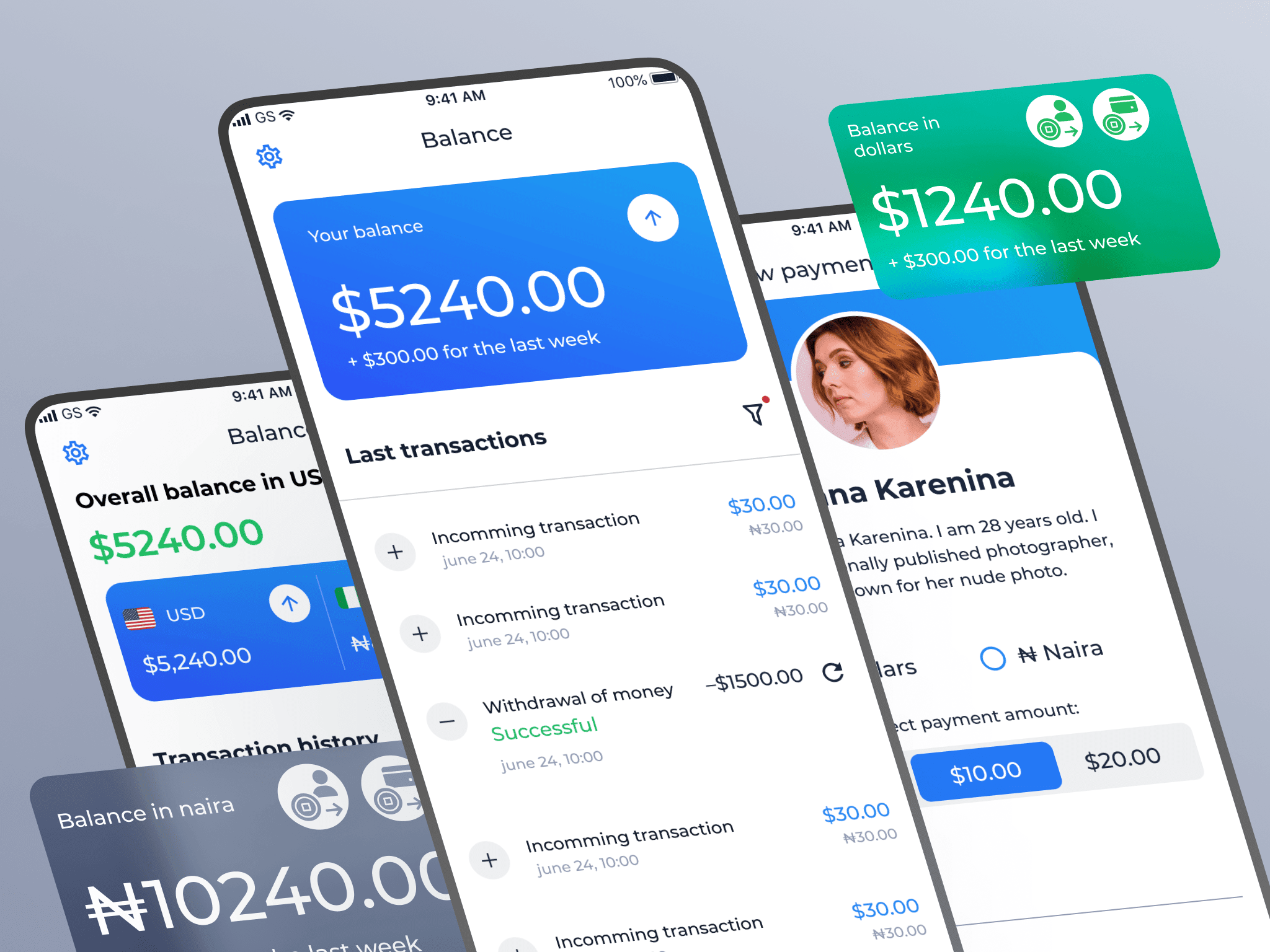 Изображение Кроссплатформенное мобильное приложение для финтеха