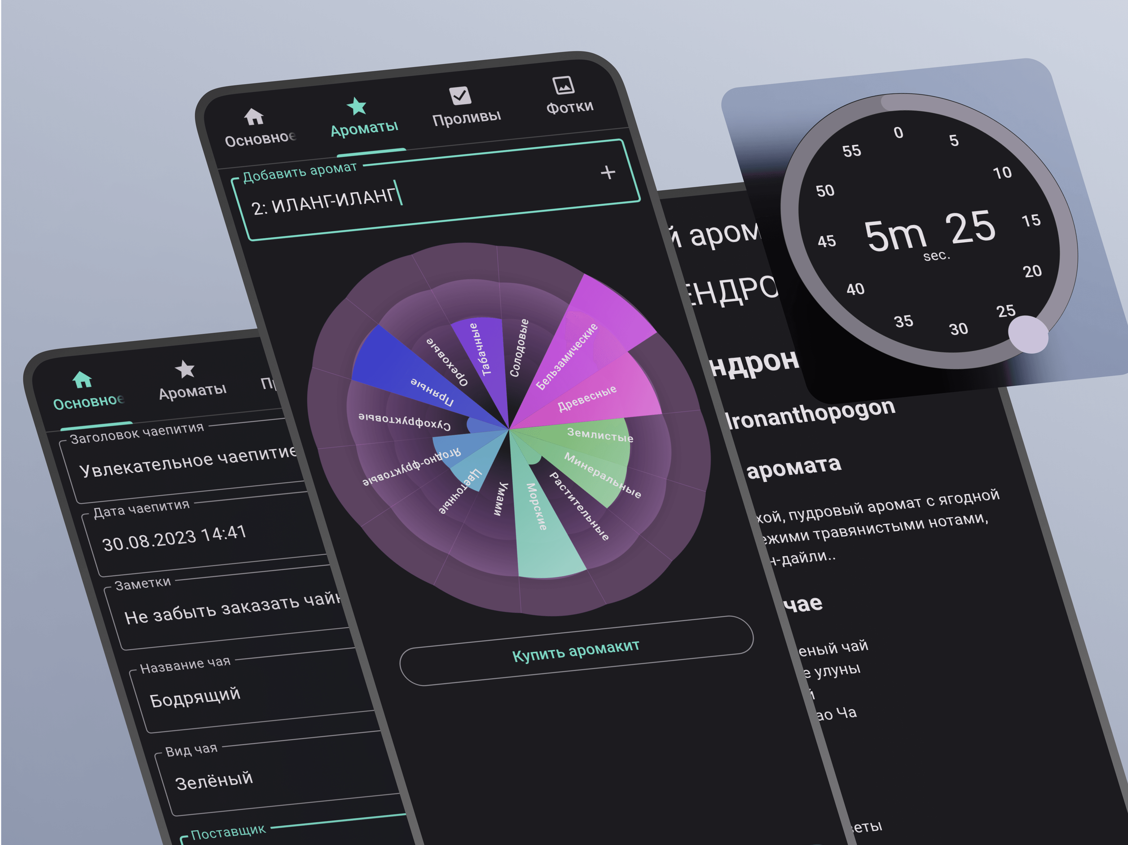 Изображение Кроссплатформенное мобильное приложение для любителей чая