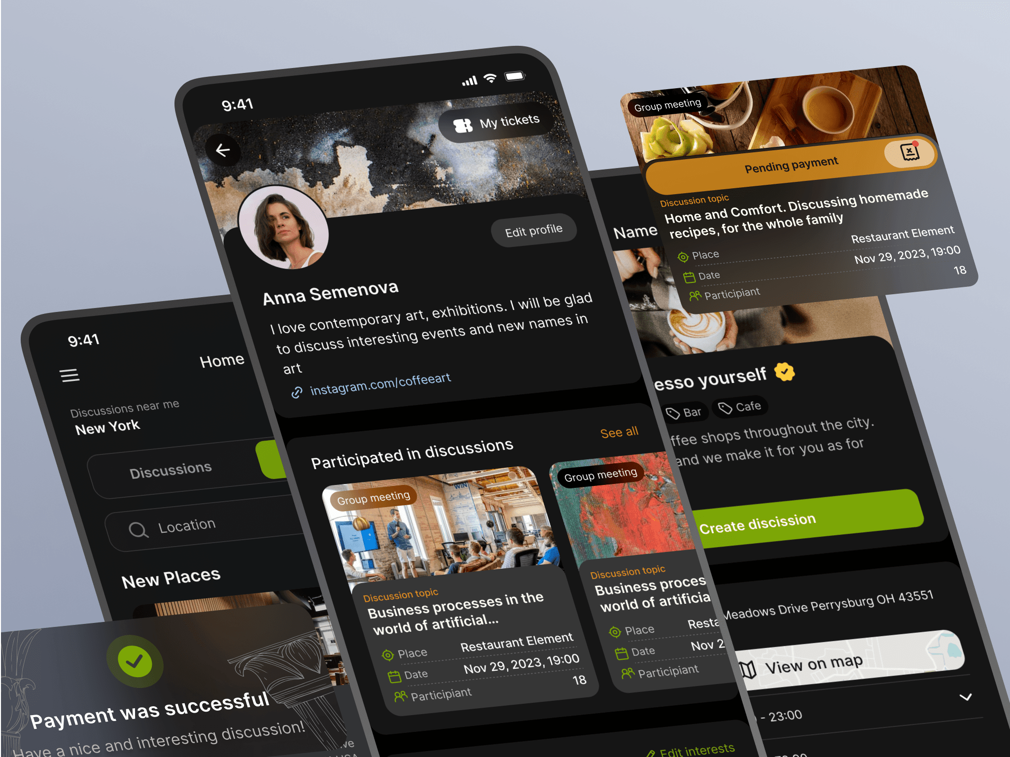 Изображение Кроссплатформенное фудтех приложение «Simposiy»
